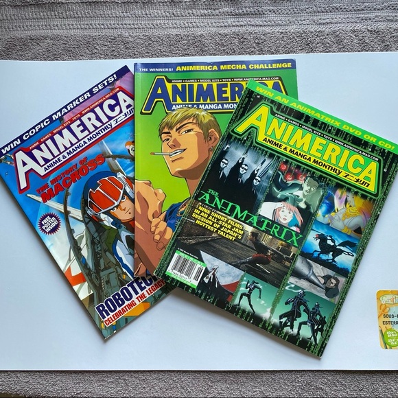 Vintage Early 2000s Animerica Magazine Bundle (16 in total) - Picture 2 of 14